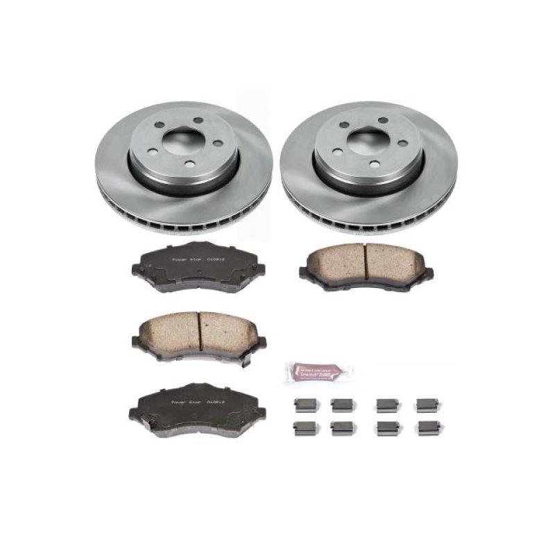 PowerStop KOE1631 fits Dodge 07-11 Nitro Front Autospecialty Brake Kit