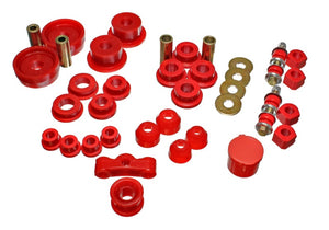 Energy Suspension 16.18101R 84-87 fits Honda Civic/CRX Red Hyper-Flex Master Bushing Set