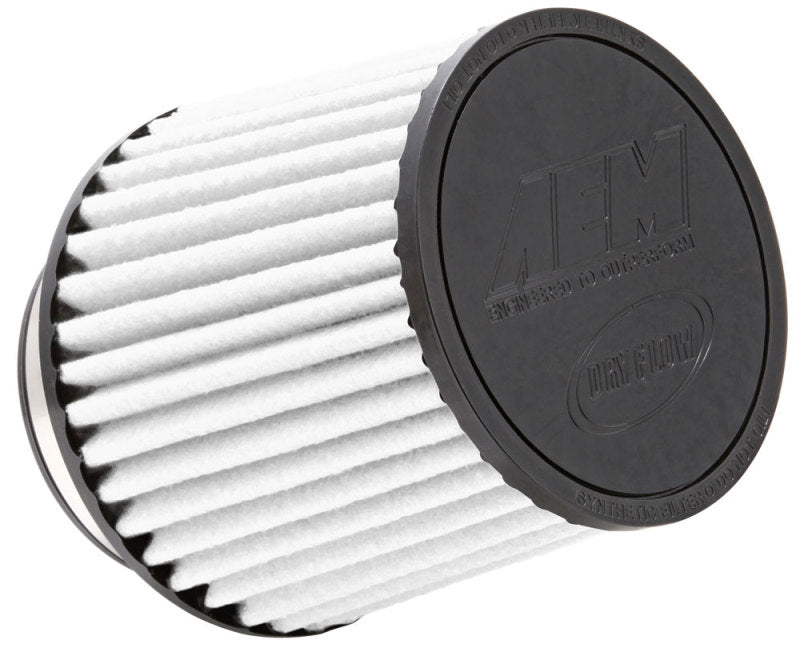 AEM 21-204BF Dryflow Conical Air Filter 6in Base OD x 3.5in Flange ID x 5.25in Height