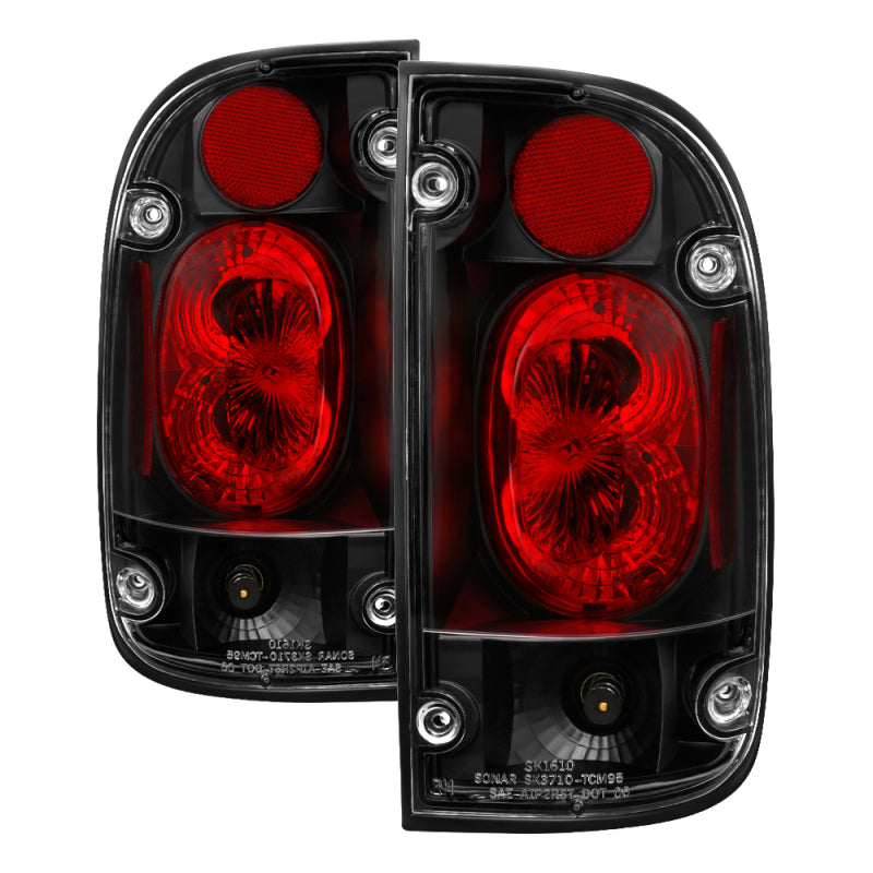 Spyder 5007988 fits Toyota 95-00 Tacoma Euro Style Tail Lights Black ALT-YD-TT9