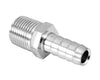 Spectre 5945 Fuel Fitting 3/8in. Hose Barb NPT Threads - Chrome