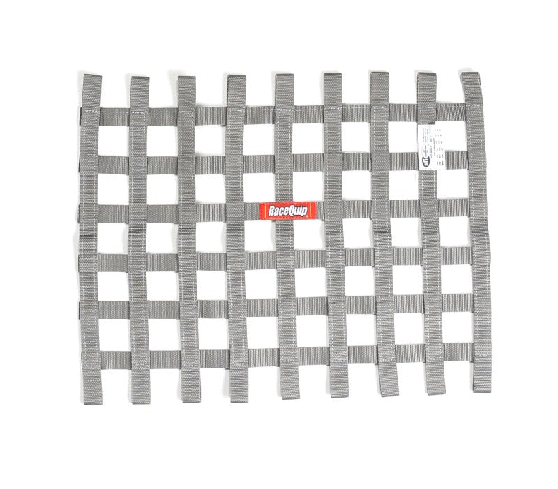 Racequip 725065 Platinum 18in H x 24W SFI Ribbon Window Net