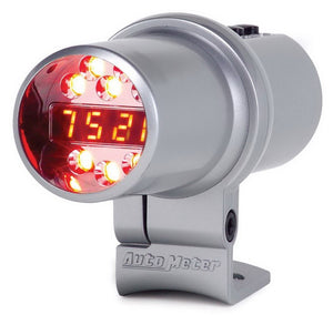 AutoMeter 5349 Autometer Shift Light Level 2 DPSS Digital w/ Multi-Color LED Silver Pedestal Mount