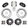 Wilwood 89-02 Nissan Skyline Superlite 4R Rear BBK w/ 13.50in Diameter Slotted Rotor - Black
