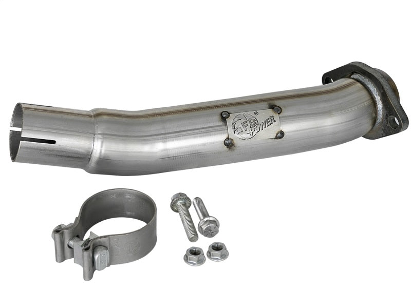 AFE 48-48024 d Steel 2in Stainless Steel Loop Delete Down-Pipe 2018+ fits Jeep