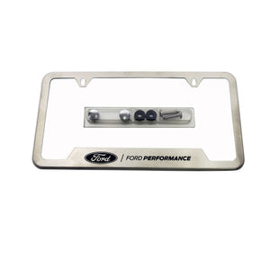 Ford Racing M-1828-SS304C Stainless Steel Ford Performance License Plate Frame