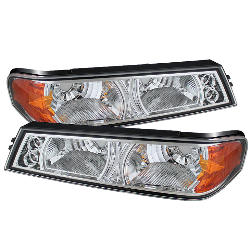 5074317 Xtune fits Chevy 04-12 Colorado / GMC Canyon 04-12 Bumper Lights Chrom