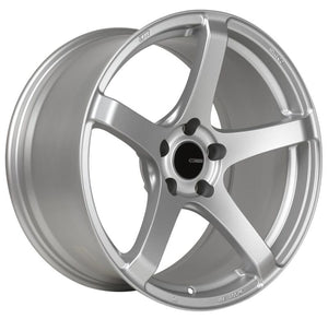 Enkei 476-880-4445SP Kojin 18x8 45mm Offset 5x112 Bolt Pattern 72.6mm Bore Dia Matte Silver Wheel