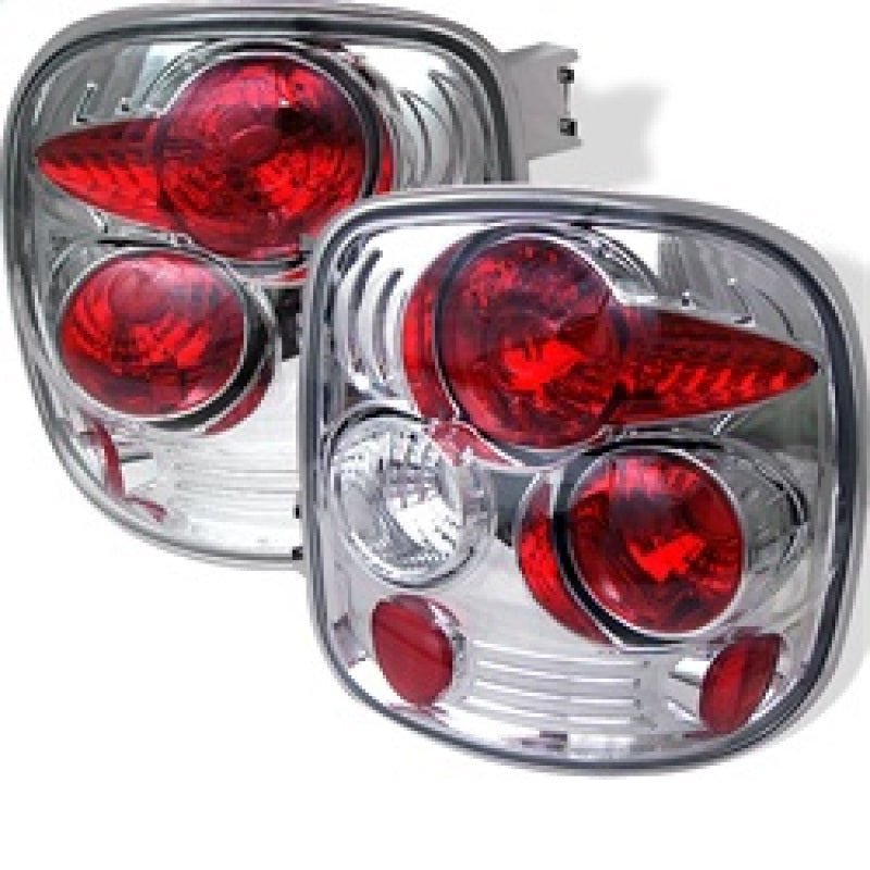 Spyder 5002112 fits Chevy 99-04 Silverado Stepside Euro Style Tail Lights Chrom