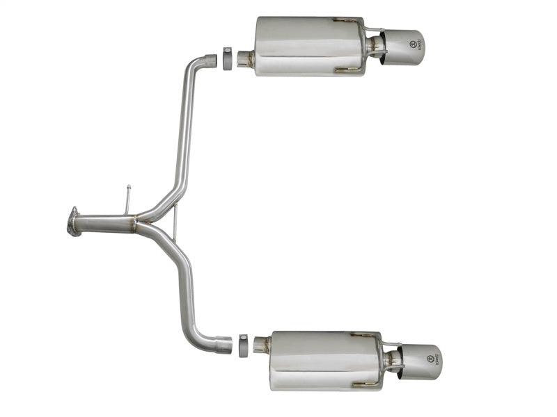 AFE 49-36604 Takeda Exhaust Axle-Back 13 fits Honda Accord Sport Sedan 2.4L L4