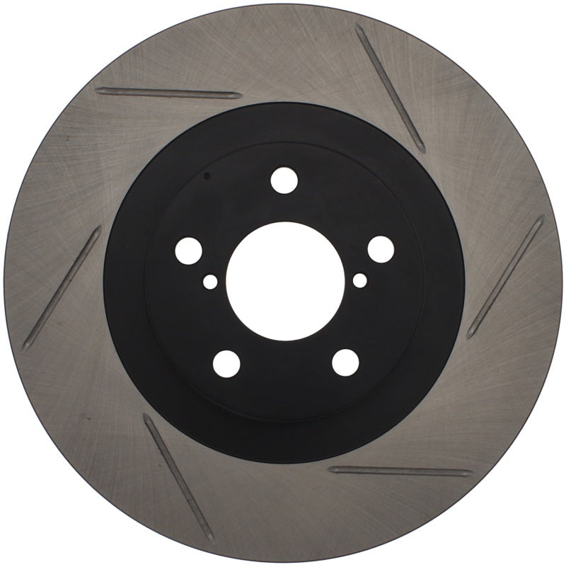 Stoptech 126.47018SR Power Slot 02-10 WRX Front Right SportStop Slotted Rotor