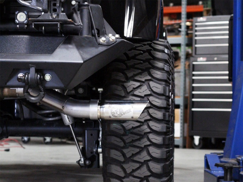 AFE 49-46211 rce XP Exhausts Cat-Back SS-409 EXH CB fits Jeep Wrangler 4Dr 2012