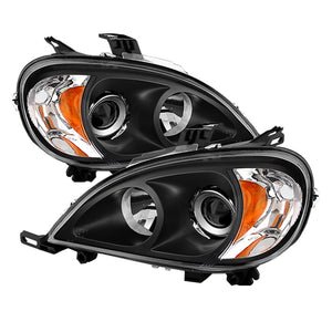 9028212 Xtune fits Mercedes Benz W163 Ml-Class ProjectOEr Headlights Black PRO