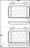 StopTech 08-15 Mitsubishi Evo X Street Performance Rear Brake Pads