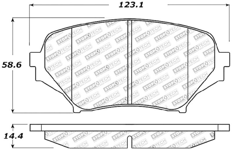 Stoptech 309.1179 Performance 06-08 fits Mazda Miata MX-5 Front Brake Pads