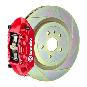 Brembo 1P5.7002A2 Brembo 11-18 Focus/13-18 Focus ST Front GT BBK 4 Piston Cast 336 x28 1pc Rotor Slotted Type1-Red