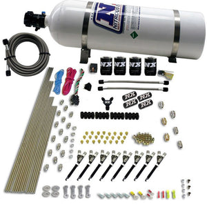 Nitrous Express 80019-15 8 Cyl VXL Direct Port 4 Solenoids Nitrous Kit (200-500H