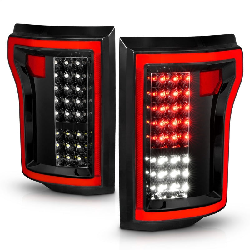 ANZO 311261 2016 fits Ford 15-20 F-150 LED Taillights Black