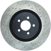 Stoptech 127.61116L Slotted & Drilled Sport Brake Rotor - 2015 Ford Mustang GT - Front Left