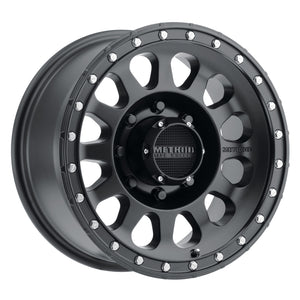 Method MR31589080518 MR315 18x9 +18mm Offset 8x6.5 130.81mm CB Matte Bla