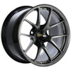 BBS RIA006DB RI-A 18x10.5 5x114.3 ET18 Diamond Black Wheel -82mm PFS/Clip Required