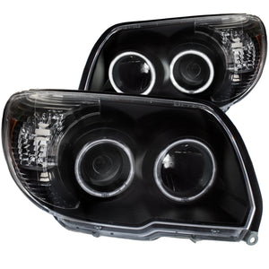 ANZO 111320 2006-2009 fits Toyota 4Runner Projector Headlights w/ Halo Black