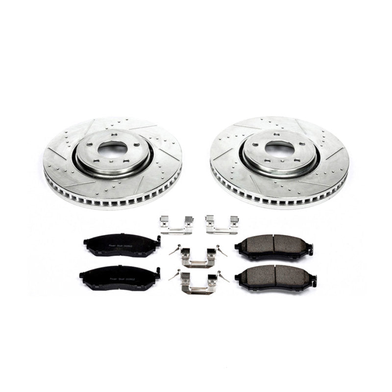PowerStop K5264 fits Infiniti 05-12 FX35 Front Z23 Evolution Brake Kit