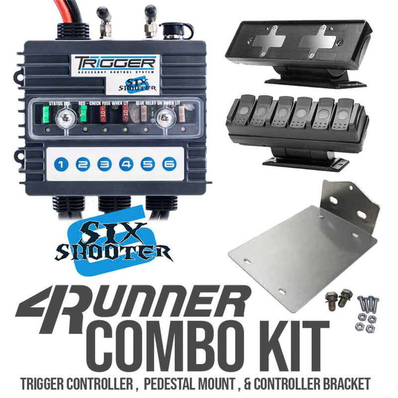 ORACLE Lighting 30014RUN Oracle Trigger 6 Shooter fits Toyota 4Runner Lexus Gx 470 & Fj Cruiser Combo Kit