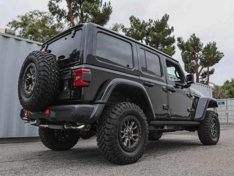 AFE 49-38101 fits Jeep Wrangler JL Vulcan Series Stainless Steel Cat-Back Exhau