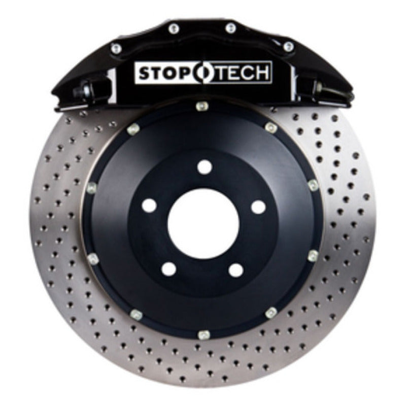 StopTech 83.114.6800.52 BBK 10-6/11 fits Audi 08-11 S4 / S5 Front Black ST-60 Calipers 380x32 Drilled Rotors