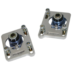 BBK  2527 Mustang Caster Camber Plate Kit - Silver Anodized Finish
