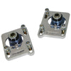 BBK  2527 Mustang Caster Camber Plate Kit - Silver Anodized Finish