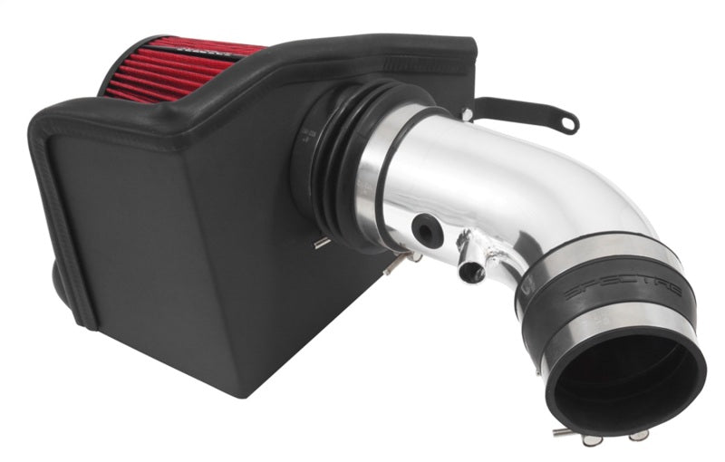 Spectre 9039 12-18 fits Jeep Grand Cherokee V8-6.4L F/I Air Intake Kit - Polished w/Red Filter