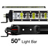 XK XK-BAR-50 Glow RGBW Light Bar High Power Offroad Work/Hunting Light w/ Bluetooth Controller 50In