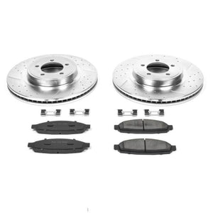 PowerStop K3024 fits Lincoln 03-05 Aviator Front Z23 Evolution Sport Brake Kit