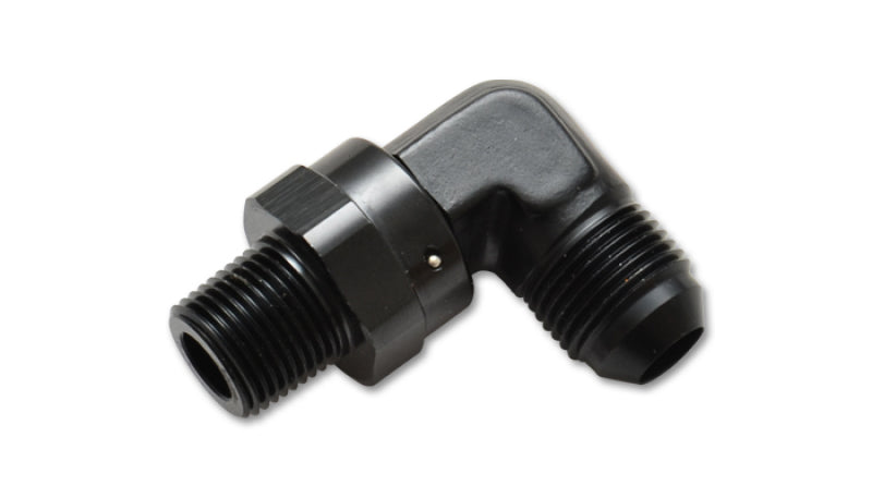 Vibrant 11354 -6AN to 1/4in NPT Male Swivel 90 Degree Adapter Fitting