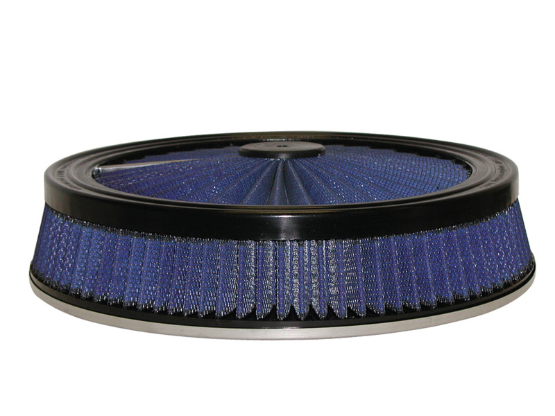 AFE 18-31403 FLOW Air Filters Round Racing P5R A/F TOP Racer 14D x 3H (Blk/Blue