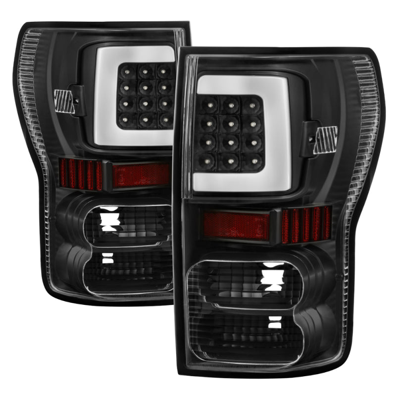 xTune 9038563 07-13 fits Toyota Tundra Light Bar LED Tail lights - Black (ALT-O