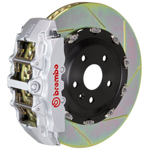 Brembo 1G2.9006A3 Brembo 03-09 Range fits Rover Front GT BBK 8 Piston Cast 380x34 2pc Rotor Slotted Type-1-Silver