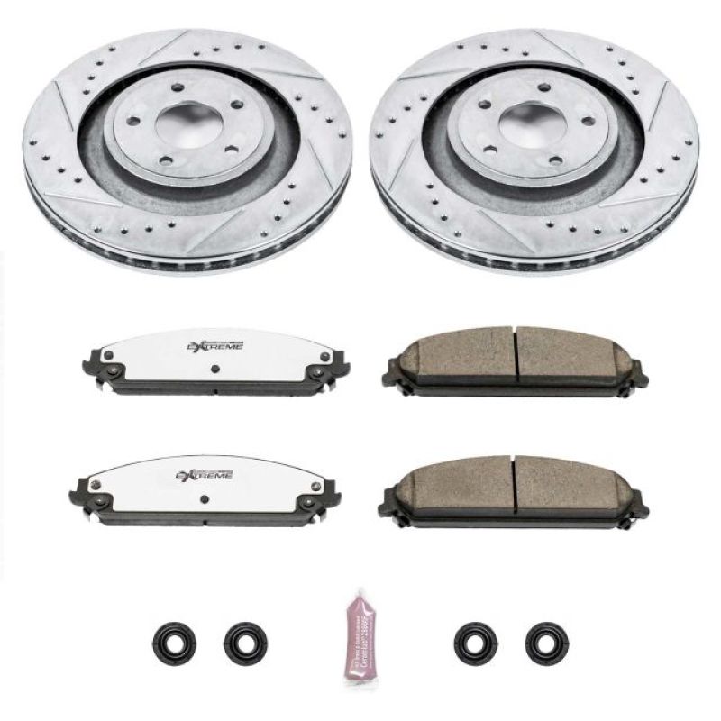 PowerStop K5565-26 13-14 fits Chrysler 200 Front Z26 Street Warrior Brake Kit