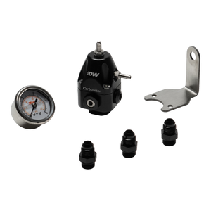 DeatschWerks DWR550C Adjustable Carburetor Regulator w/ 6AN Fittings and Gauge