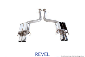 Revel T70180AR Medallion Touring-S Exhaust - Quad Tip / Rear Section 15-16 fits