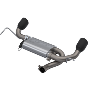 QTP 425007B 2007-2018 fits Jeep Wrangler JK QTP Screamer Axle Back Black Tips