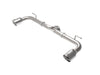 AFE 49-37014-P  2-1/2in 304 SS Axle-Back Exhaust w/ Polished Tips 14-18 fits Ma