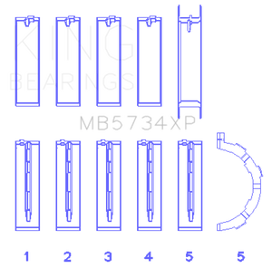 KING KINGMB5734XPSTDX fits MB5734XPSTDX fits Ford Mustang 302 Coyote (Size STDX