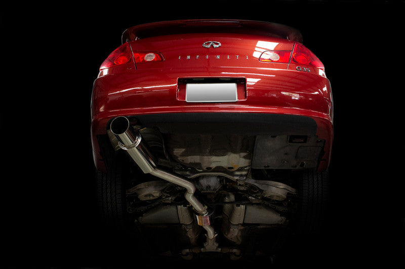 ISR Performance IS-GT-G35SDN GT Single Exhaust - fits Infiniti 05-06 G35 Sedan