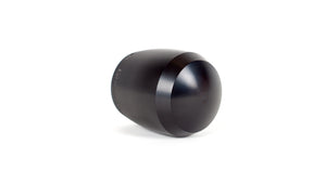 GrimmSpeed 038012 Stubby Shift Knob Black Delrin - M12x1.25