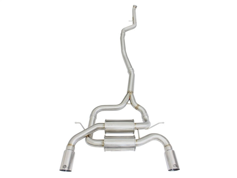 AFE 49-36326-P rce XP SS-304 Polish Tip 2.5in Dia Cat Back Exhaust 12-14 fits B