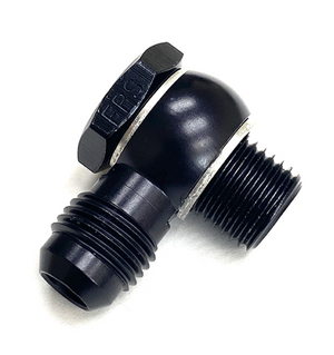 Fragola 980658-BL -6AN Male Banjo x 12mm x 1.5 - Black