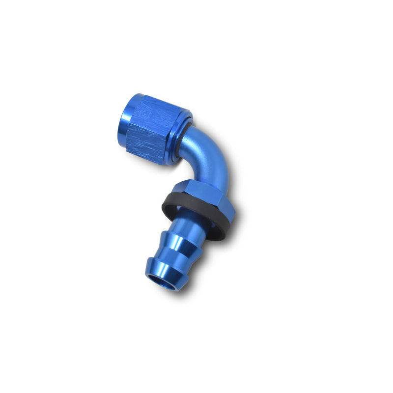 Russell 624180 Performance -10 AN Twist-Lok 90 Degree Hose End (Blue)